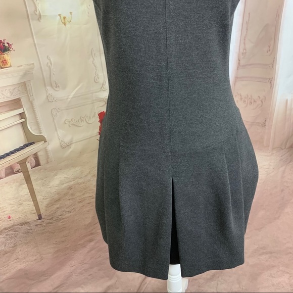 NEW Vince Pleated Gray Point Career Dress - Picture 7 of 11